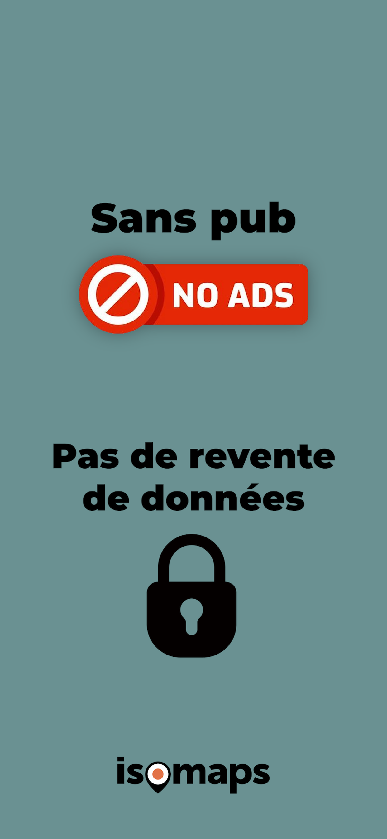 Sans publicité et sans revente de données